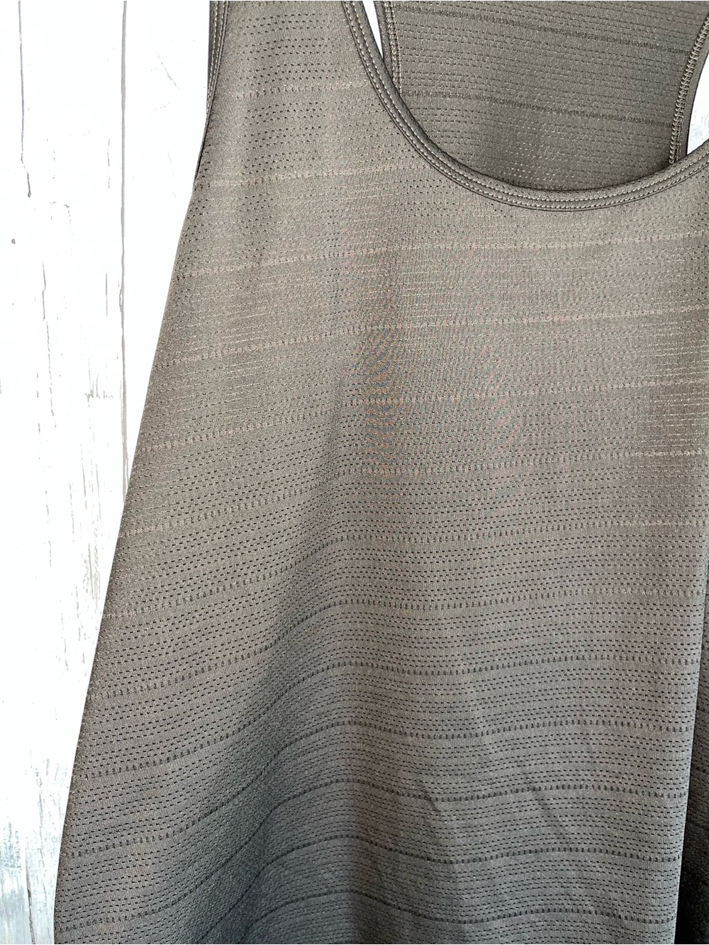 Calia by Carrie Underwood Brown Racerback Tank Top XL Athletic Mesh Workout Top - Picture 2 of 4